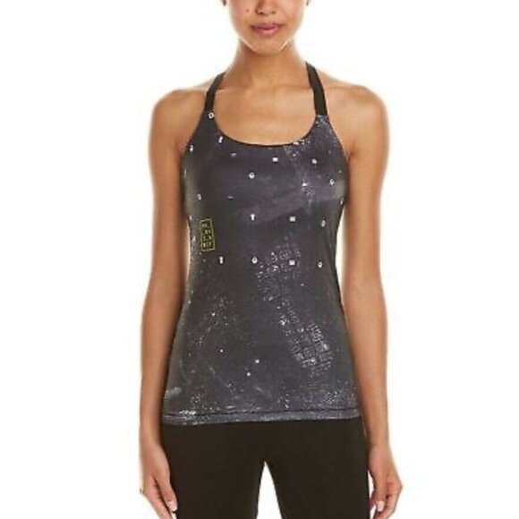 Reebok Tops - NWT Reebok Crossfit Tank Top M Parallette Shirt Gym Training Galaxy Black